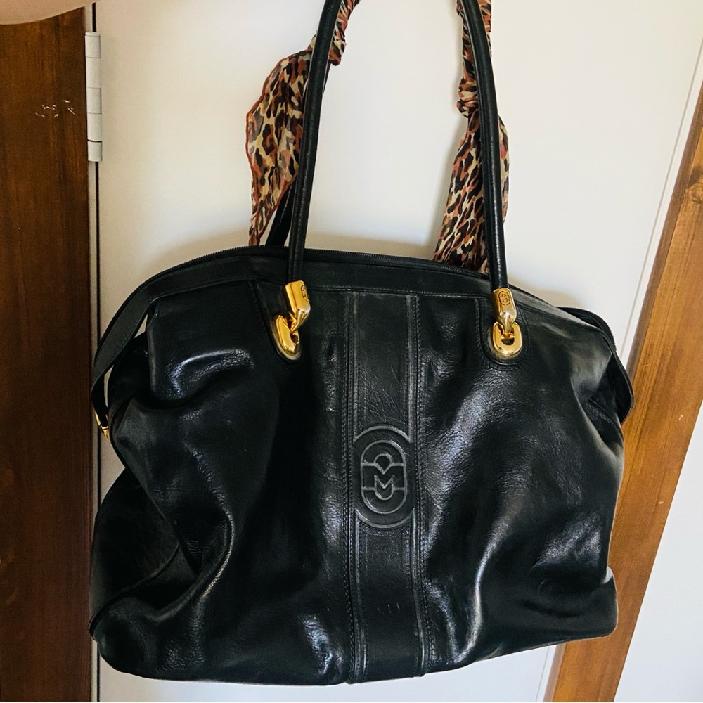 Italian leather shoulder bag purse Marino Orlandi